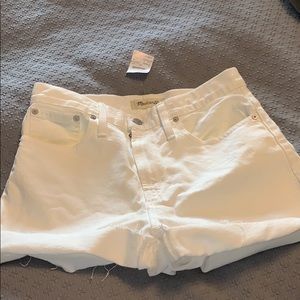 Madewell White shorts